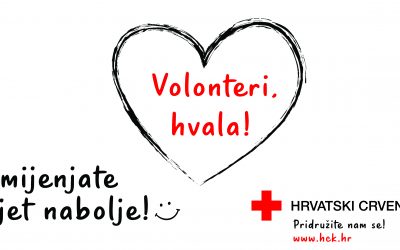 Svjetski dan Crvenog križa slavimo pod sloganom „Hvala Volonteri!“
