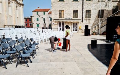 Volonteri iz inozemstva na Međunarodnom dječjem festivalu u Šibeniku