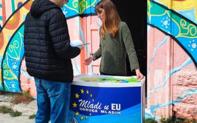 Info pult u sklopu Erasmus+ razmjene mladih